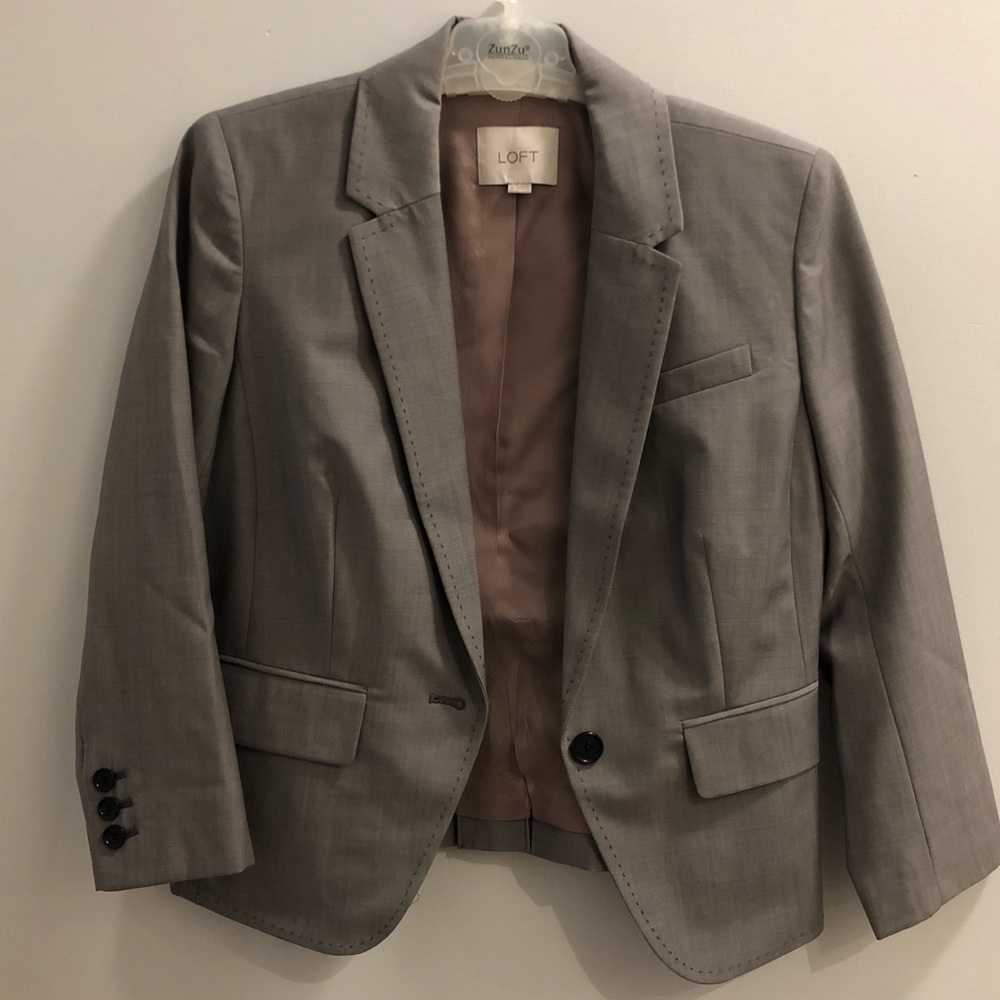 Ann Taylor Loft 3/4 Sleeve Blazer
